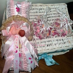 Baby Shower Sash and Bear Necklaces